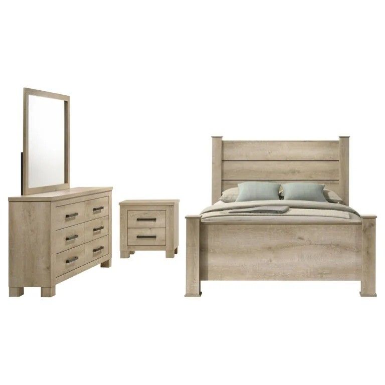 Interest Free installments!! Queen and king Size Bedroom Set,Bed Frame. Nightstand, Dresser, Free Delivery