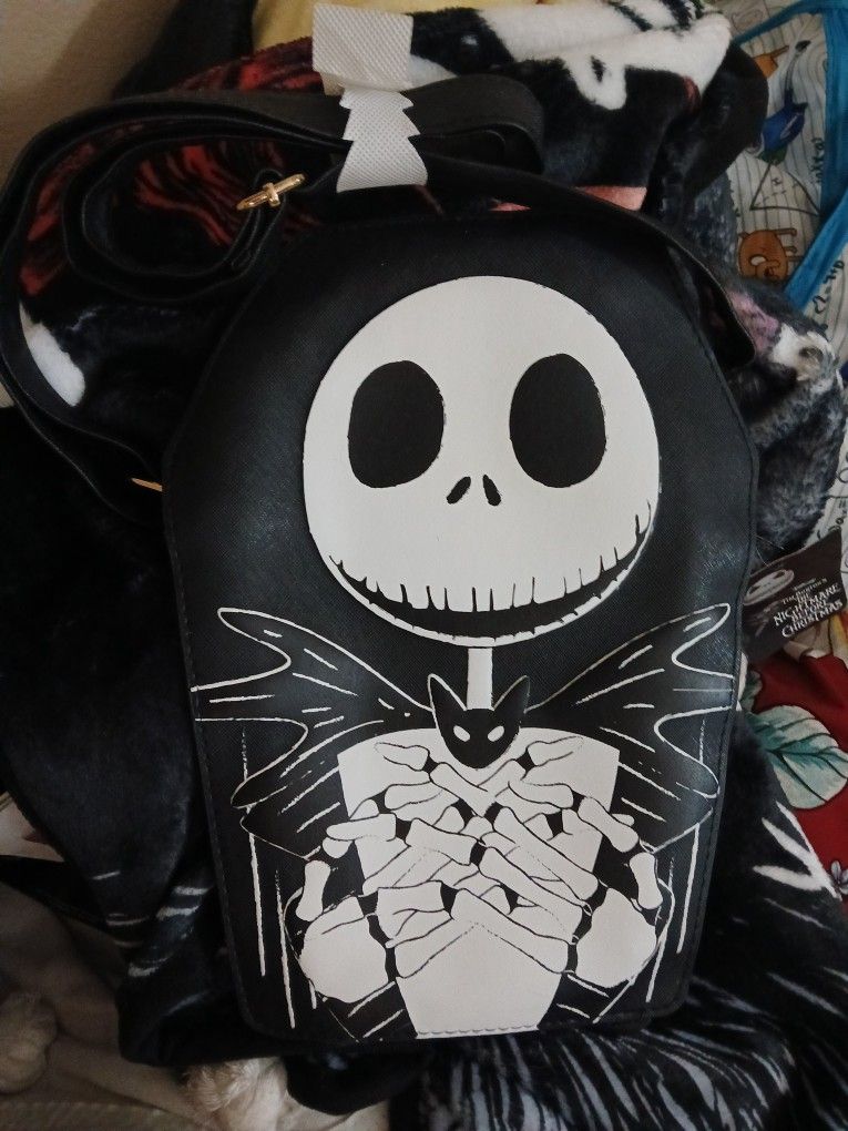 Jack Skellington Coffin Shaped Purse