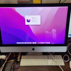 Apple iMac 2015 27" 5K Retina Intel Quad-Core , 24GB DDR4 Ram, 1TB HDD, AMD Radeon R9 M380 2GB Graphics, mocOS Monterey, Apple Keyboard and M
