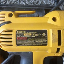 DeWalt DWD115 3/8” Variable Speed Corded Drill Kit + Case & Bits