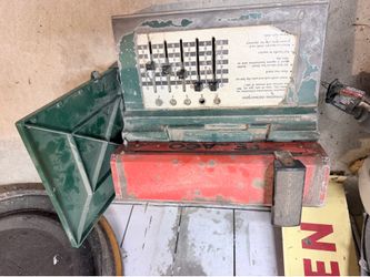 Vintage credit card machine
