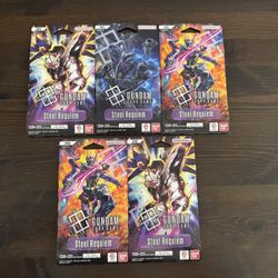 Gundam Steel Requiem Sleeved Booster Pack