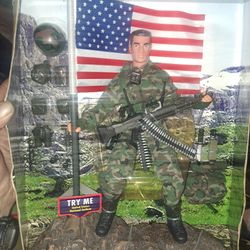 12" Fully Poseable Action Figure And Accessories 