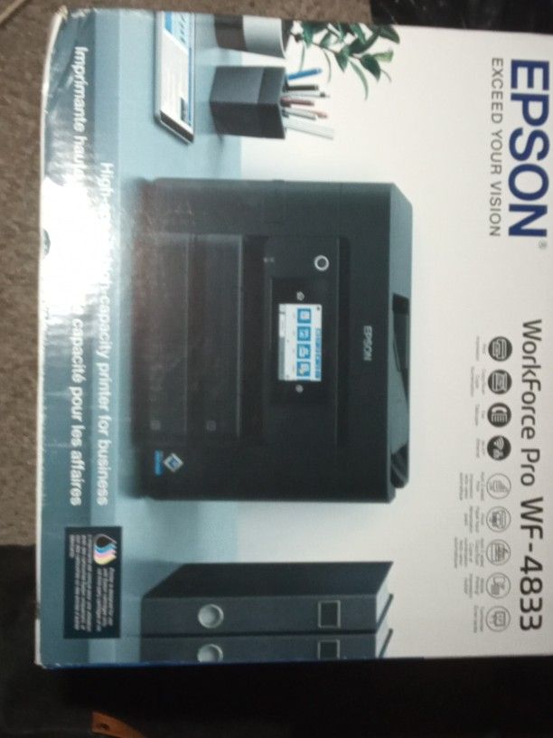 Epson Workforce Pro Wf-4833 Wireless All-in-One Printer