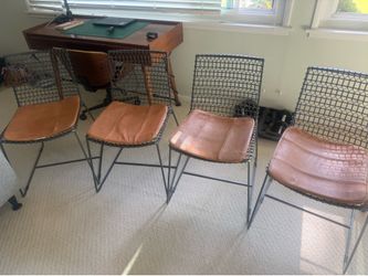 Crate and Barrel Chairs x4
