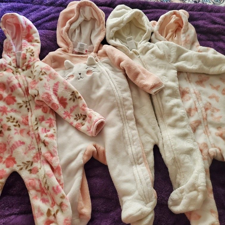 37 PC Baby Girl Clothes 6-9 Months 