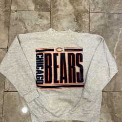 Vintage Artex Chicago Bears Crewneck Sweatshirt used tag says XL Runs like Medium  