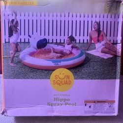 Hippo Kids Spray Pool 