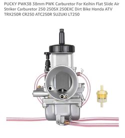 Carburetor For Dirt Bike Or ATV