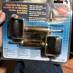 Shepherd Hardware Bed Caster Model 9532 Adjustable Bed Risers 6 Inch - 10 inch