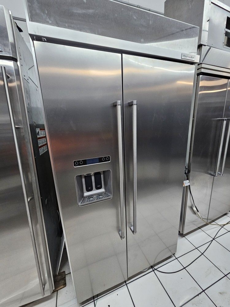 42" KITCHENAID BUILT IN STAINLESS STEEL REFRIGERATOR