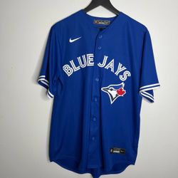 Toronto Blue Jays Vladimir Guerrero Jr Jersey Mens Medium Blue Nike Baseball MLB