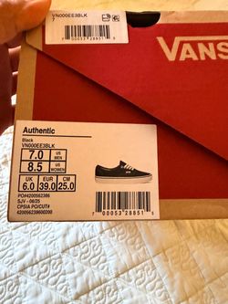 vans Men’s size 7