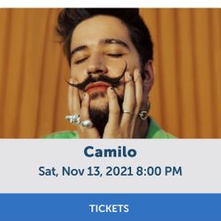 Camilo - Tickets - Boletos 