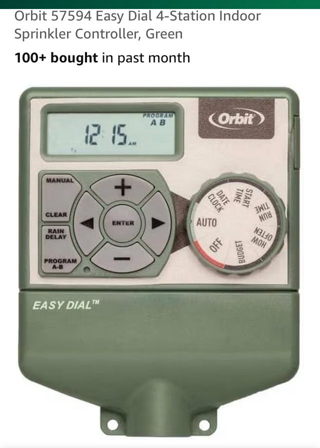 ORBIT  4-Station sprinkler controller 