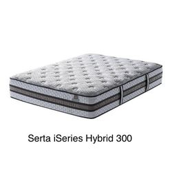 Queen Mattress Serta iSeries Hybrid 300