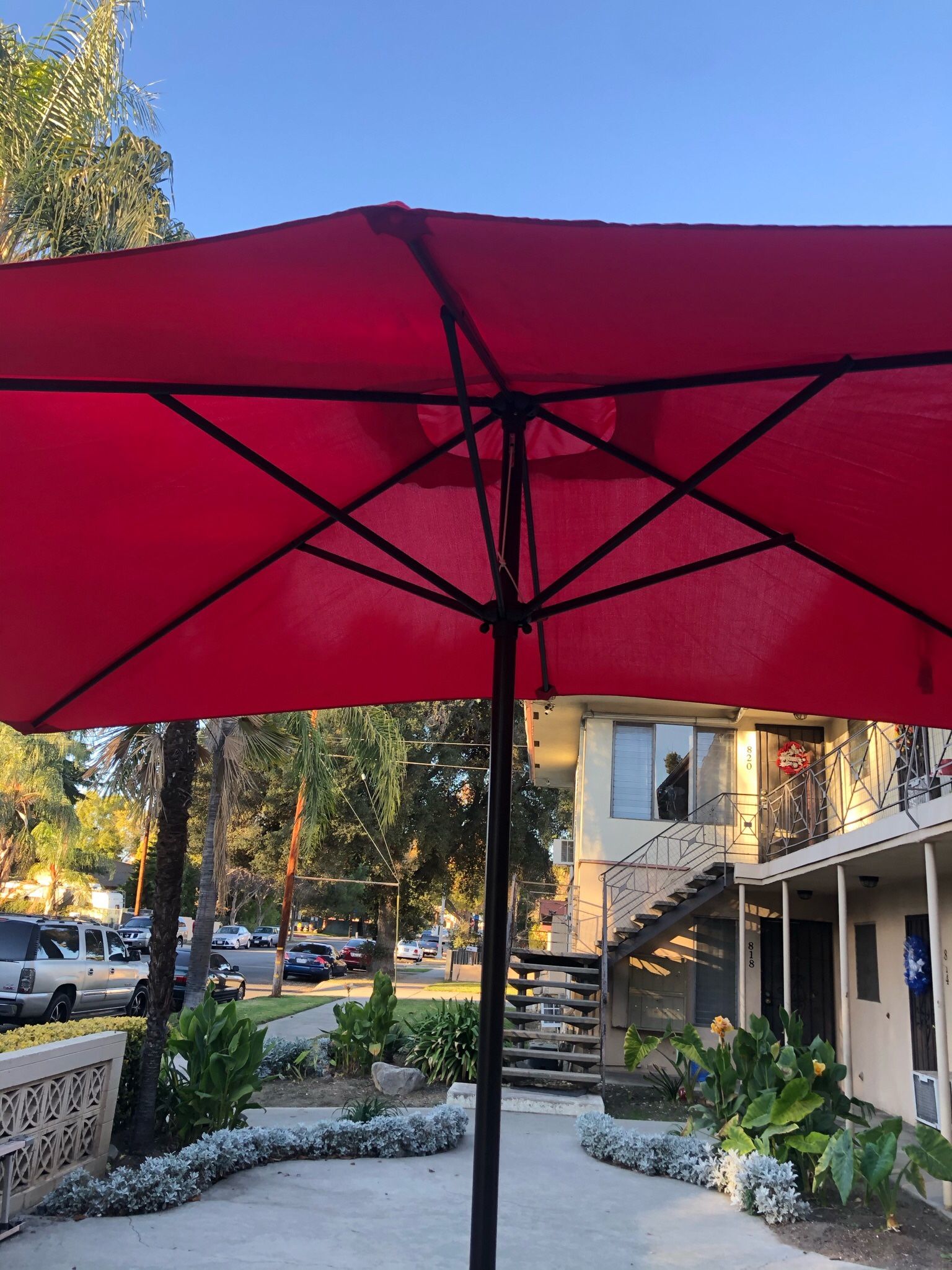 10’ X 6.5” CRANK RECTANGULAR PATIO UMBRELLAS