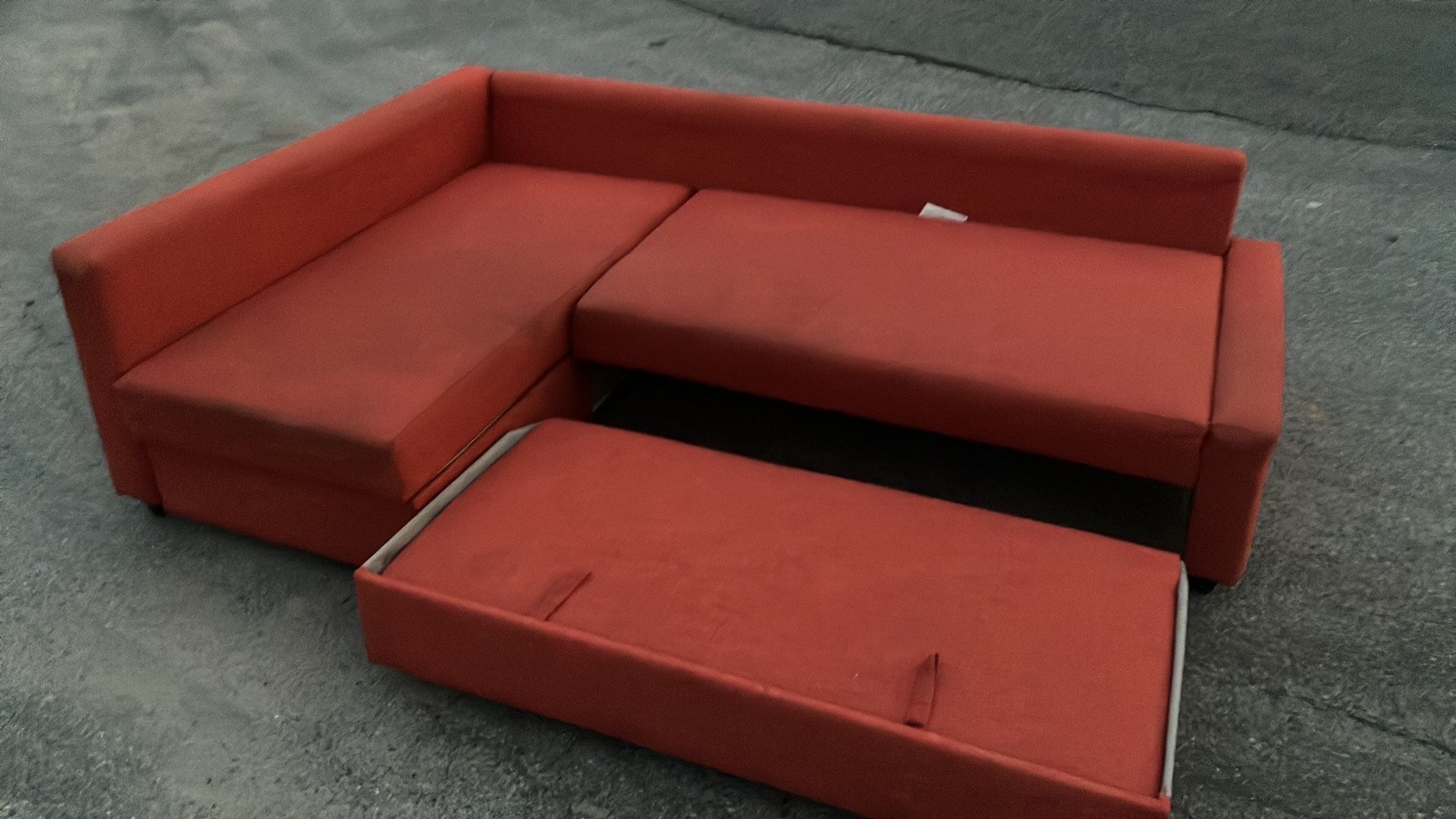 Modern Couch With Ottoman