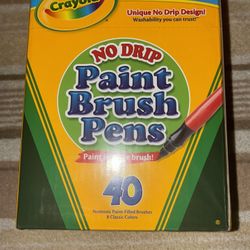 Crayola Washable no drip paint Brush Pens
