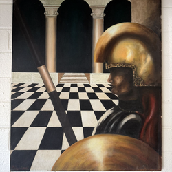 29 x 24 awesome oil on canvas