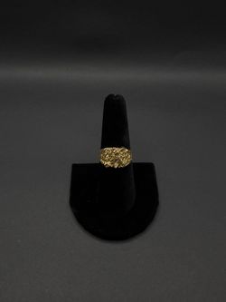 10K Gold Nugget Ring