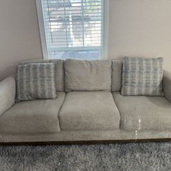 Single Couch And Tv Stand With Chimney 