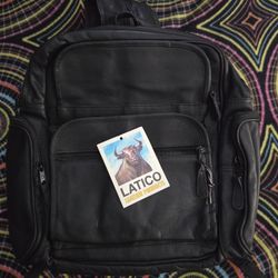 Latico Genuine Leather Multi-Pocket Backpack