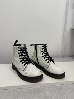 Dr.Martens White Boots for Girls