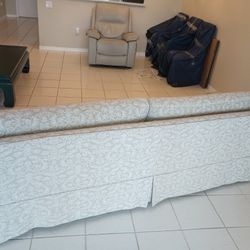 ETHAN ALLEN "LYNN" SLIPCOVER SOFA HUGE