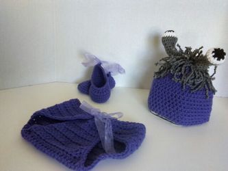Crochet boo 3 pc set