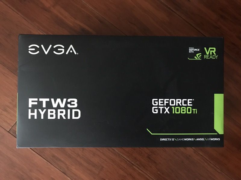 EVGA GTX 1080 Ti FTW3 HYBRID GAMING, 11G-P4-6698-KR 11GB