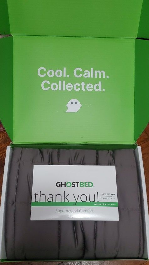 GhostBed Weighted Blanket/ Queen/Gray