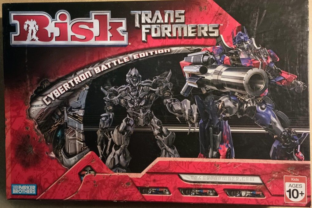 Risk Transformers Board Game