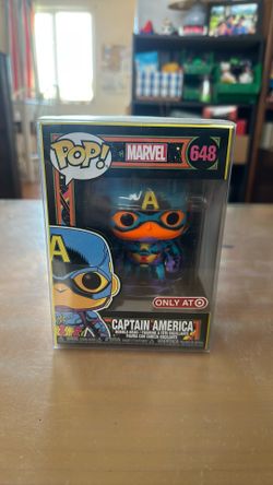 Captain America Blacklight Funko Pop