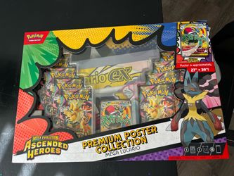 Pokemon Premium Poster Collection: Mega Lucario - ME: Ascended Heroes (ASC)