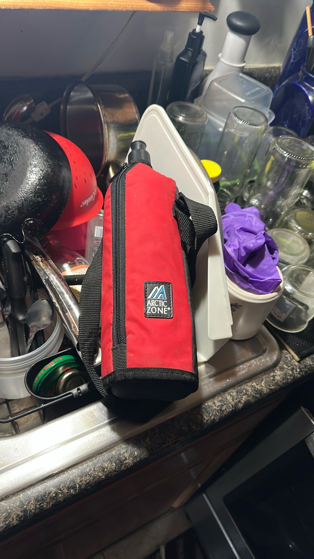 Vintage Attic Zone Isolate Water Bottle.