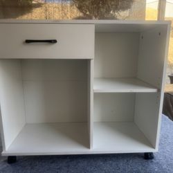 Printer Desk W/ Wheels.