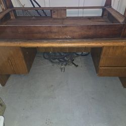 Solid Oak Desk 