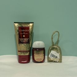 Bath & Body Works Luminous Travel Size Ser