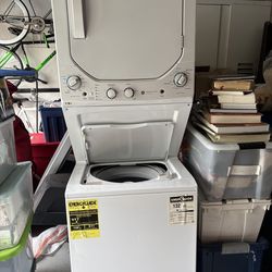 GE 24” washer/dryer stackable