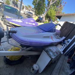 2 Yamaha WaveRunner VXR 650 With Trailer.