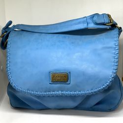 HAYDEN HARNETT Teal Blue Sienna Shoulder Bag