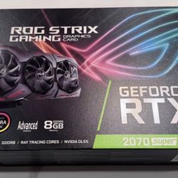 ASUS ROG STRIX RTX 2070 SUPER - Like New