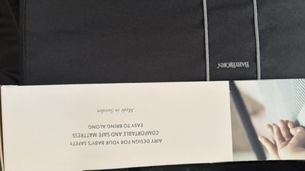 BabyBjörn Travel Crib Light - Black - Open Box, Never Used