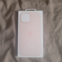 Apple iPhone 15 Silicone Case Pink Color