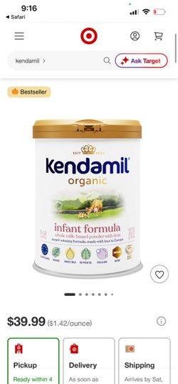 Kendamil formula