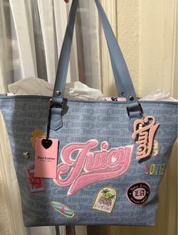 Juicy Couture Tote Bag with Patches