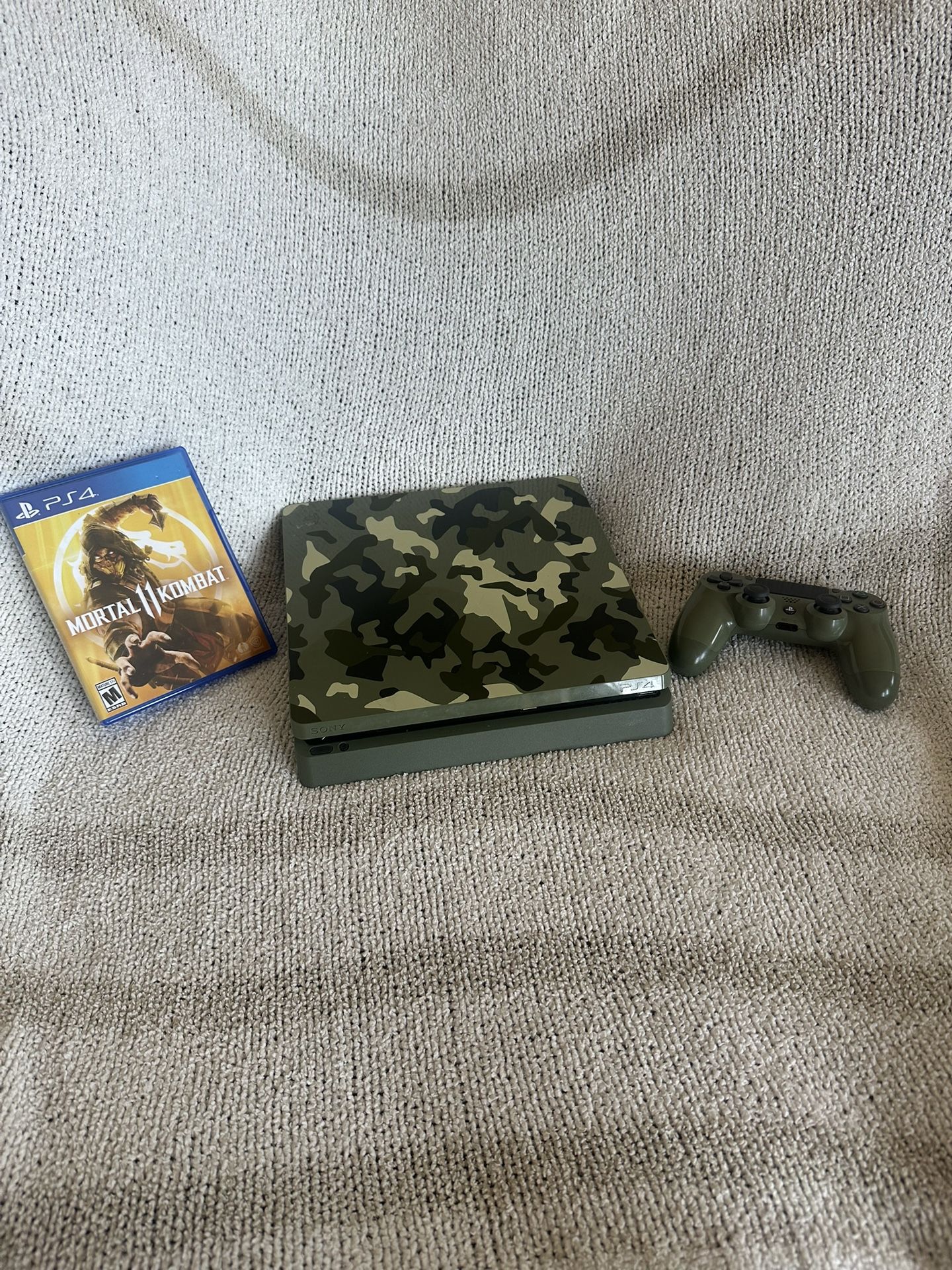 PlayStation 4 With Controller And Game