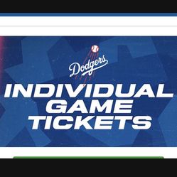 Dodger April Game Tickets - 2