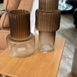 2 Elgin Glass Vases – Large & Medium – New With Tags